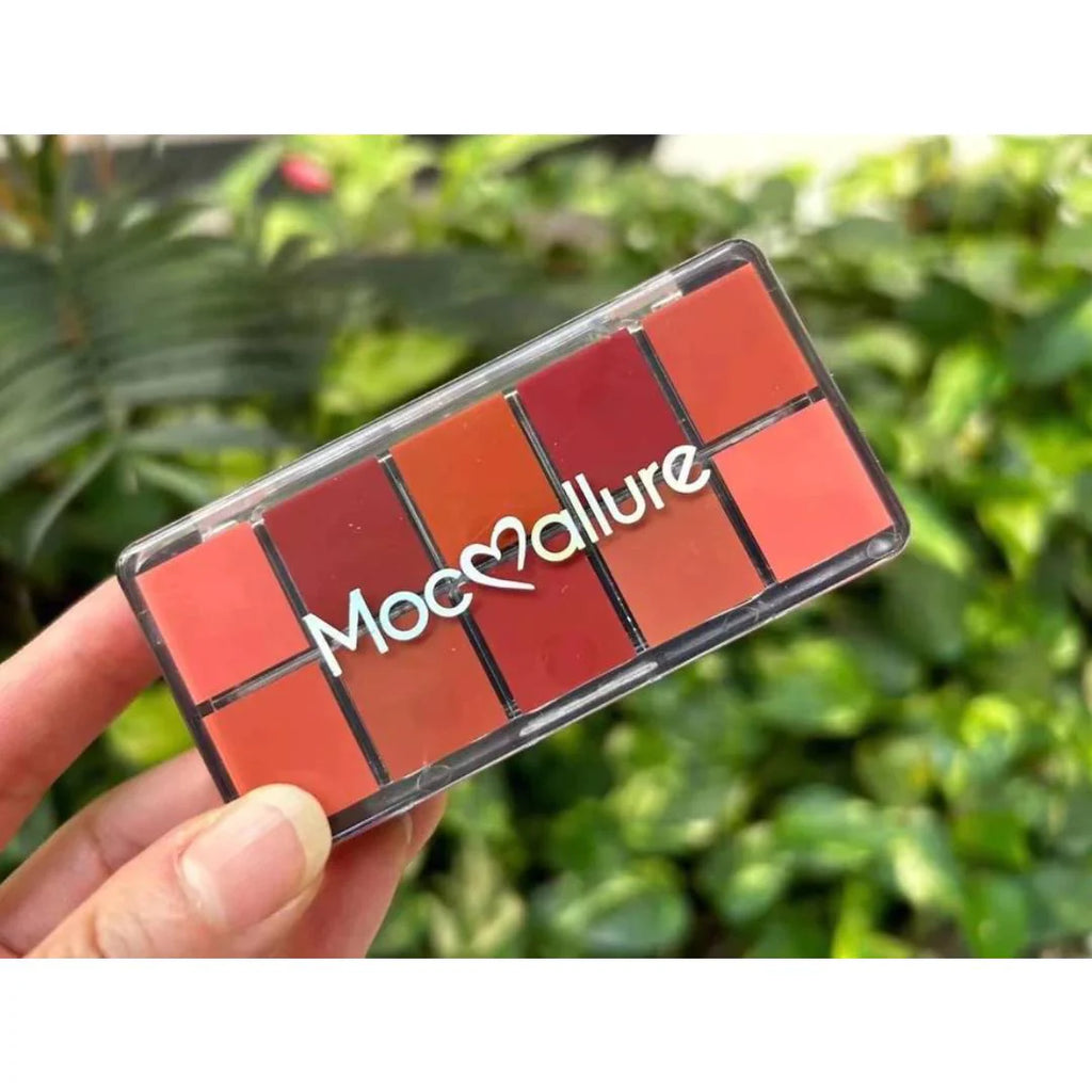 Mocallure Lipstick Matte Set,12 Colors (2 piece of lip brush free)