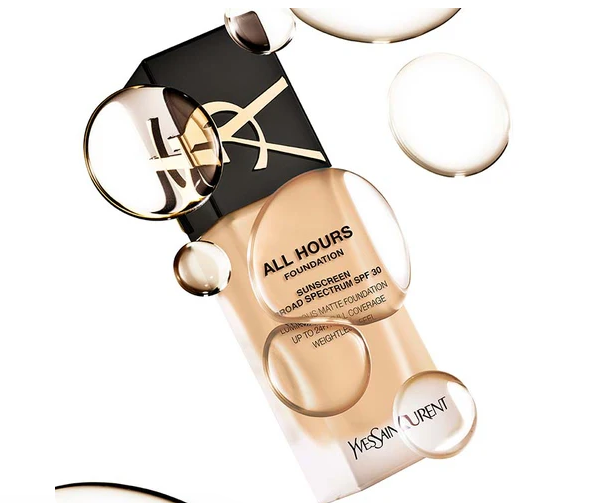Yves Saint Laurent | ALL HOURS Foundation  Waterproof • Heatproof • Long-Wear Coverage